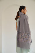 Kashmir Loom Maheen Palledar Hand Embroidered Cashmere Shawl Tear