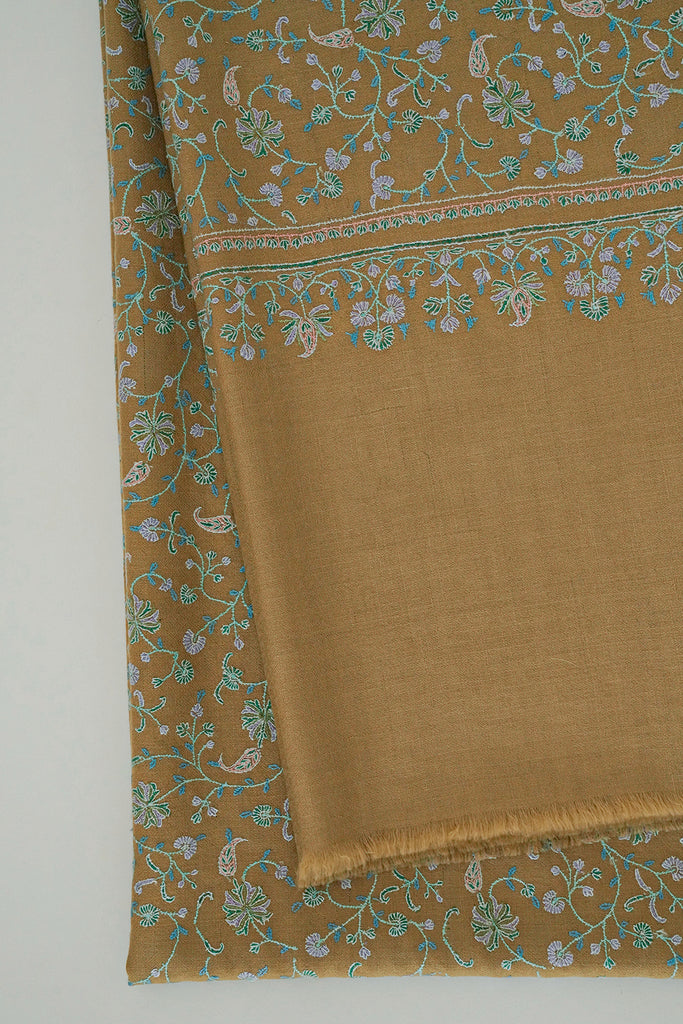 Hand Embroidered Pashmina Shawl Sozni Jaaldar Kashmir Loom
