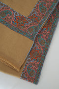 Kashmir Loom  Kashmir Loom Hand Embroidered Cashmere Shawl Gold