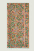 Kashmir Loom Sozni Jamawar Hand Embroidered Pashmina Shawl Coral