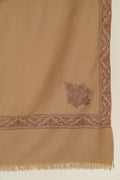 Kashmir Loom Sozni Aylin Corner Buta Hand Embroidered Pashmina Shawl Tanin