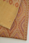 Kashmir Loom Sozni Jamawar Hand Embroidered Pashmina Shawl Camel