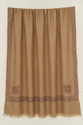 Kashmir Loom Sozni Aylin Corner Buta Hand Embroidered Pashmina Shawl Tanin