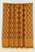 Kashmir Loom Kani Butidar Hand Woven Pashmina Shawl Mustrad