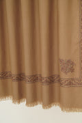 Kashmir Loom Sozni Aylin Corner Buta Hand Embroidered Pashmina Shawl Tanin