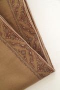 Kashmir Loom Sozni Aylin Corner Buta Hand Embroidered Pashmina Shawl Tanin