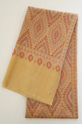 Kashmir Loom Sozni Jamawar Hand Embroidered Pashmina Shawl Camel