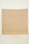 Kashmir Loom Kani Marziya Jaaldar Hand Woven Pashmina Shawl Gobi Mocha