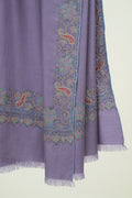 Kashmir Loom Sozni Dilnaz Dordar Hand Embroidered Pashmina Shawl Sundown