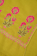 Kahsmir Loom Gul Kasdi Palledar Hand Embroidered Pashmina Stole Macha