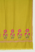 Kahsmir Loom Gul Kasdi Palledar Hand Embroidered Pashmina Stole Macha