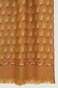 Kashmir Loom Kani Penguin Hand woven Pashmina Scarf Tan