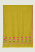 Kahsmir Loom Gul Kasdi Palledar Hand Embroidered Pashmina Stole Macha