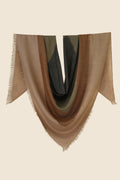 Kashmir Loom Inlay Cashmere Square Scarf 130 x 130 cms