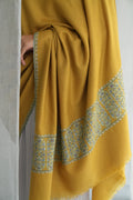 Kashmir Loom Sozni Rishma Palledar Hand Embroidered Pashmina Shawl Biche