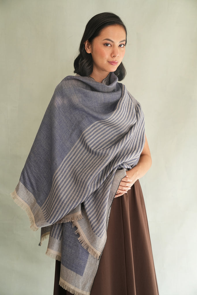 ロンハーマン　Kashmir Loom \"Special Collection\" Handwoven Metallic Cashmere Shawl | Kashmir Loom