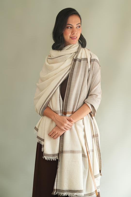 Kashmir Loom Nida Cashmere Oversize Shawl