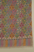 Kashmir Loom Kani Tajwara Baldar Hand Woven Pashmina Oversize Shawl Natural Multi