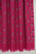 Kashmir Loom Kani Hafiz Buta Hand Woven Pashmina Shawl Cochineal