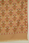 Kashmir Loom Kani Zahidan Buta Jamawar Hand Woven Pashmina Large Shawl Camel