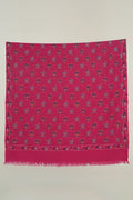 Kashmir Loom Kani Hafiz Buta Hand Woven Pashmina Shawl Cochineal