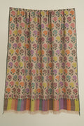 Kashmir Loom Kani Poppy Multi Buti Hand Woven Pashmina Shawl Kuklihut Multi
