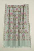Kashmir Loom Kani Shahzad Buti Hand Woven Pashmina Shawl Pool
