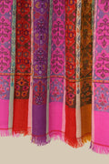 Kashmir Loom Kani Farid Khatrast Hand Woven Pashmina Large Shawl Multi