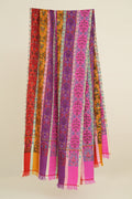 Kashmir Loom Kani Farid Khatrast Hand Woven Pashmina Large Shawl Multi