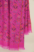Kashmir Loom Kani Heer Posh Hand Woven Pashmina Large Shawl Fuchsia
