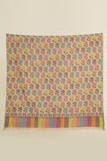 Kashmir Loom Kani Poppy Multi Buti Hand Woven Pashmina Shawl Kuklihut Multi