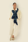 Sozni Nusrah Jaaldar Hand Embroidered Pashmina Stole Pencil