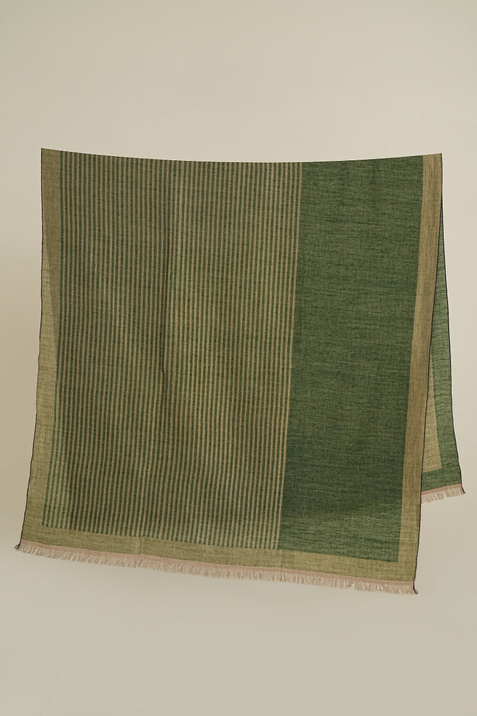 Handwoven Cashmere Twill Weave Shawl | Kashmir Loom