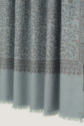 Kashmir Loom Sozni Rida Jaaldar Hand Embroidered Pashmina Shawl Baltic