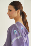 Heera Bail Buti Hand Embroidered Pashmina Stole Sundown