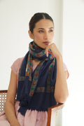 Kani Abdar Hand Woven Pashmina Scarf Winternight