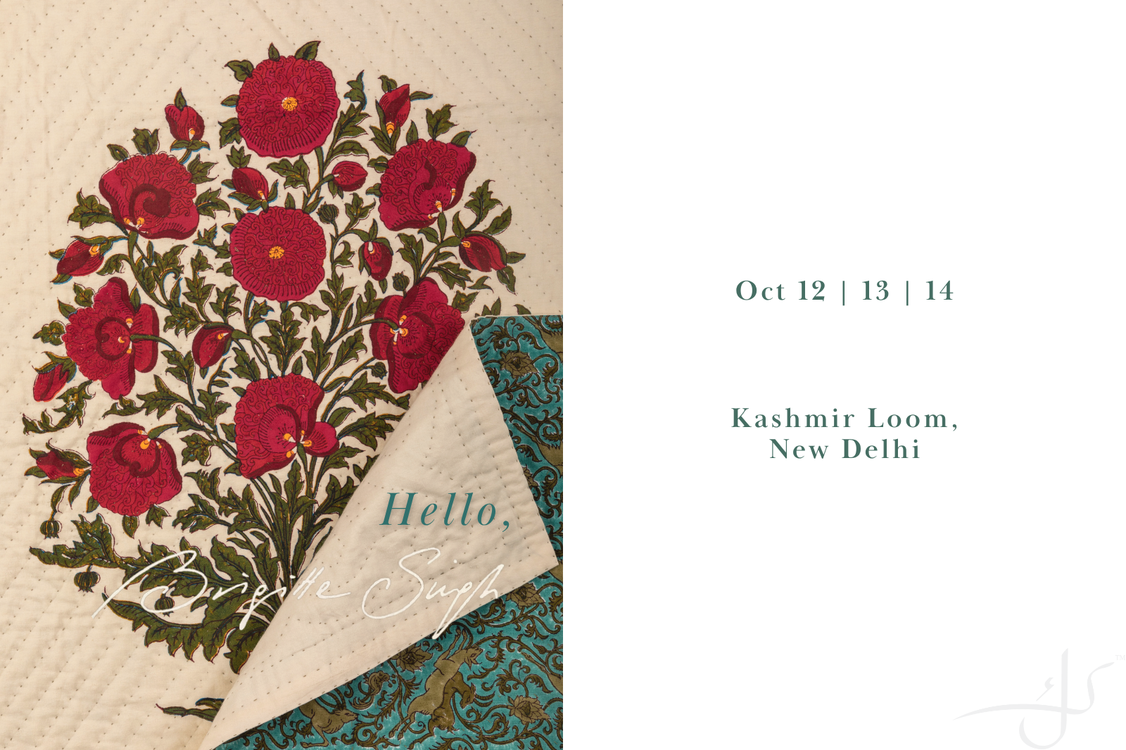 Brigitte at Kashmir Loom | October 2025