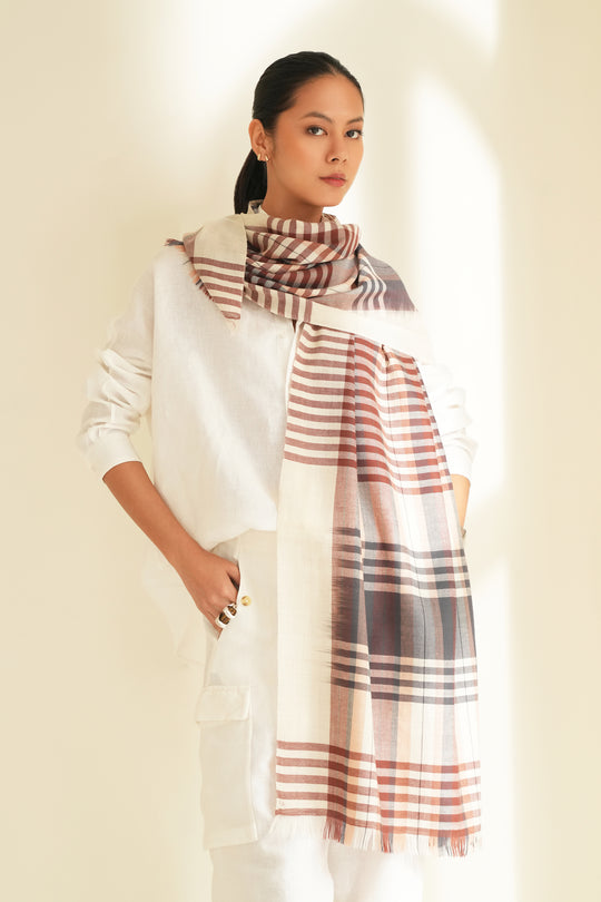 Kashmir Loom Camden Cashmere Mens Large Scarf