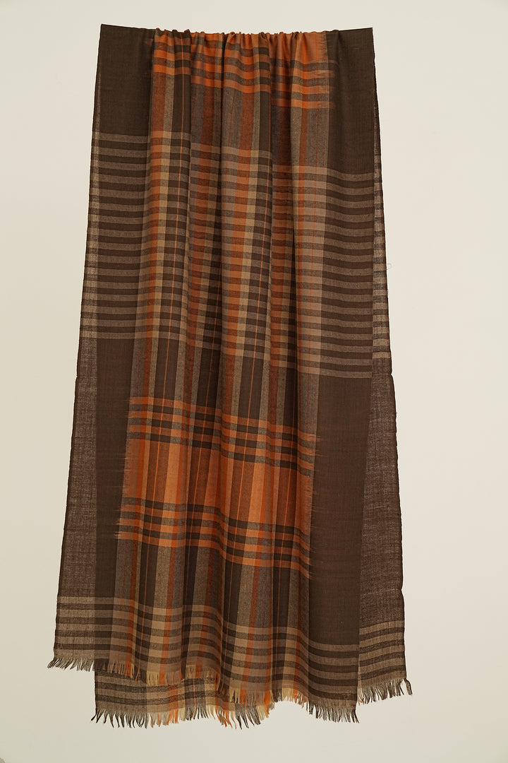 Kashmir Loom Camden Mens Cashmere Large Scarf