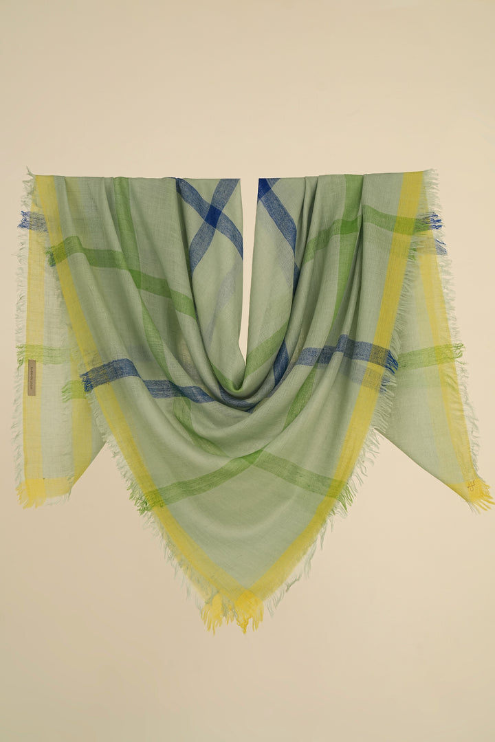 Carreau Cashmere Square Scarf