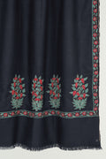 Sozni Palledar Buta Hand Embroidered Pashmina Stole Pencil