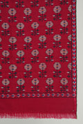 Kani Hand Woven Pashmina Stole Red