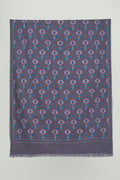 Kani  Hand Woven Pashmina Stole Charcoal Grey