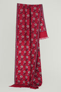 Kani Hand Woven Pashmina Stole Red