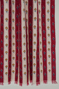Kani Khatrast Hand Woven Pashmina Stole Red Bone