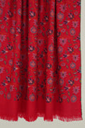 Kashmir Loom Kani Gulnawaz Hand Woven Pashmina Shawl Red