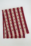 Kani Khatrast Hand Woven Pashmina Stole Red Bone