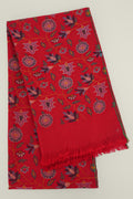 Kashmir Loom Kani Gulnawaz Hand Woven Pashmina Shawl Red