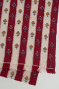 Kani Khatrast Hand Woven Pashmina Stole Red Bone