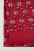 Kani Hand Woven Pashmina Stole Red